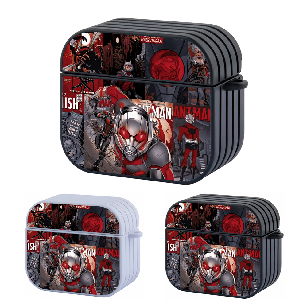 Ant Man Comic Style Hard Plastic Case Cover For Apple Airpods 3