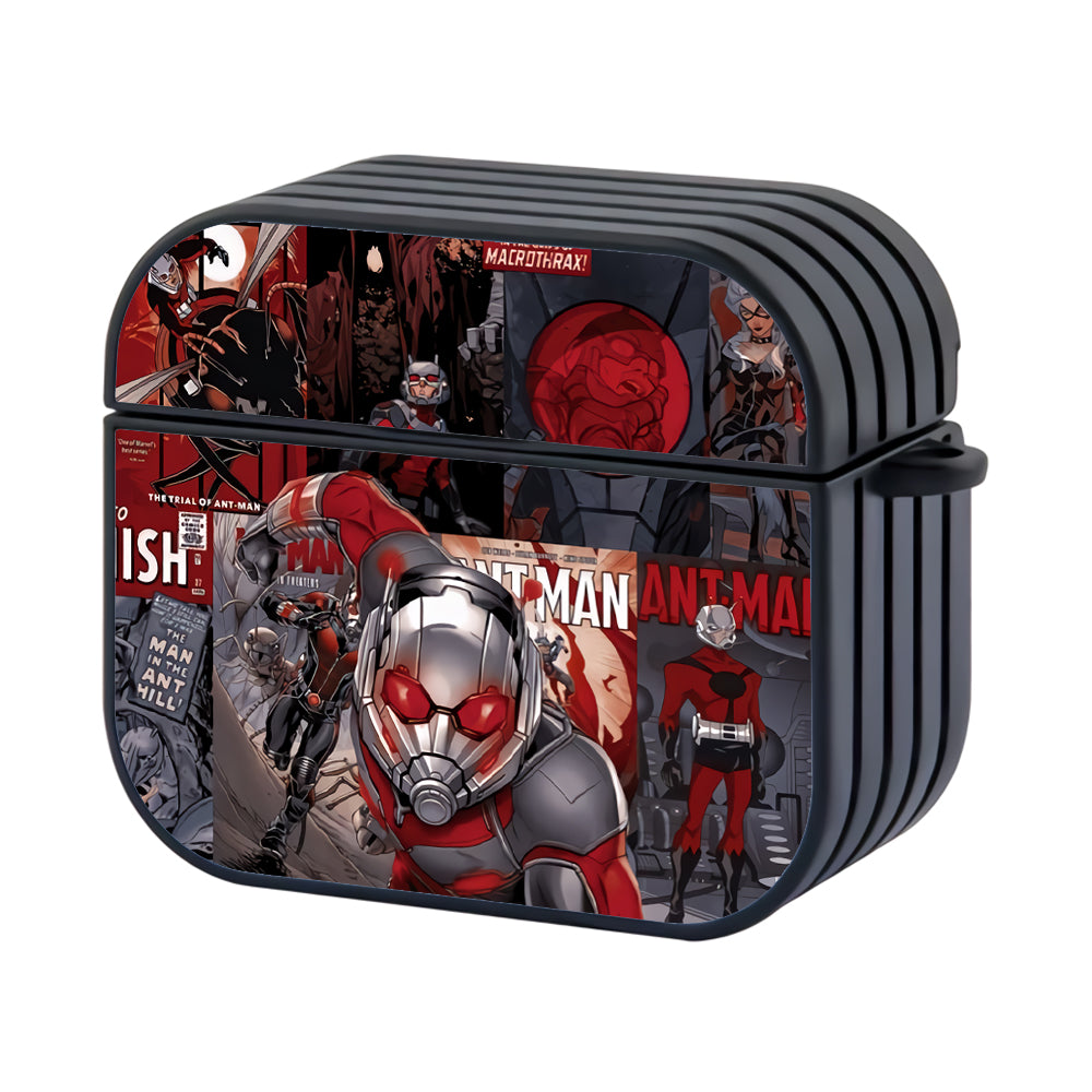 Ant Man Comic Style Hard Plastic Case Cover For Apple Airpods 4 - Ezzystore