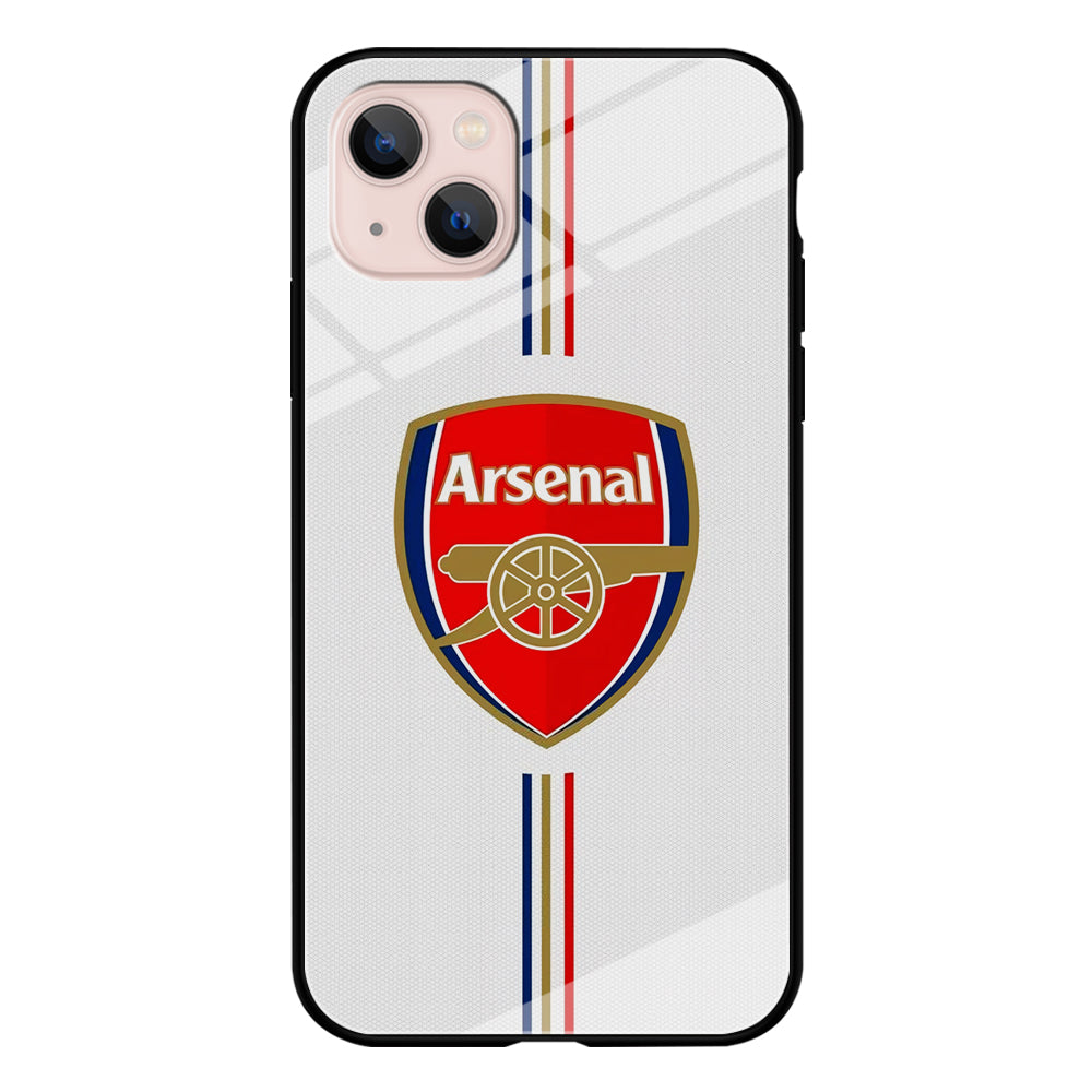 Arsenal FC Stripe iPhone 15 Case
