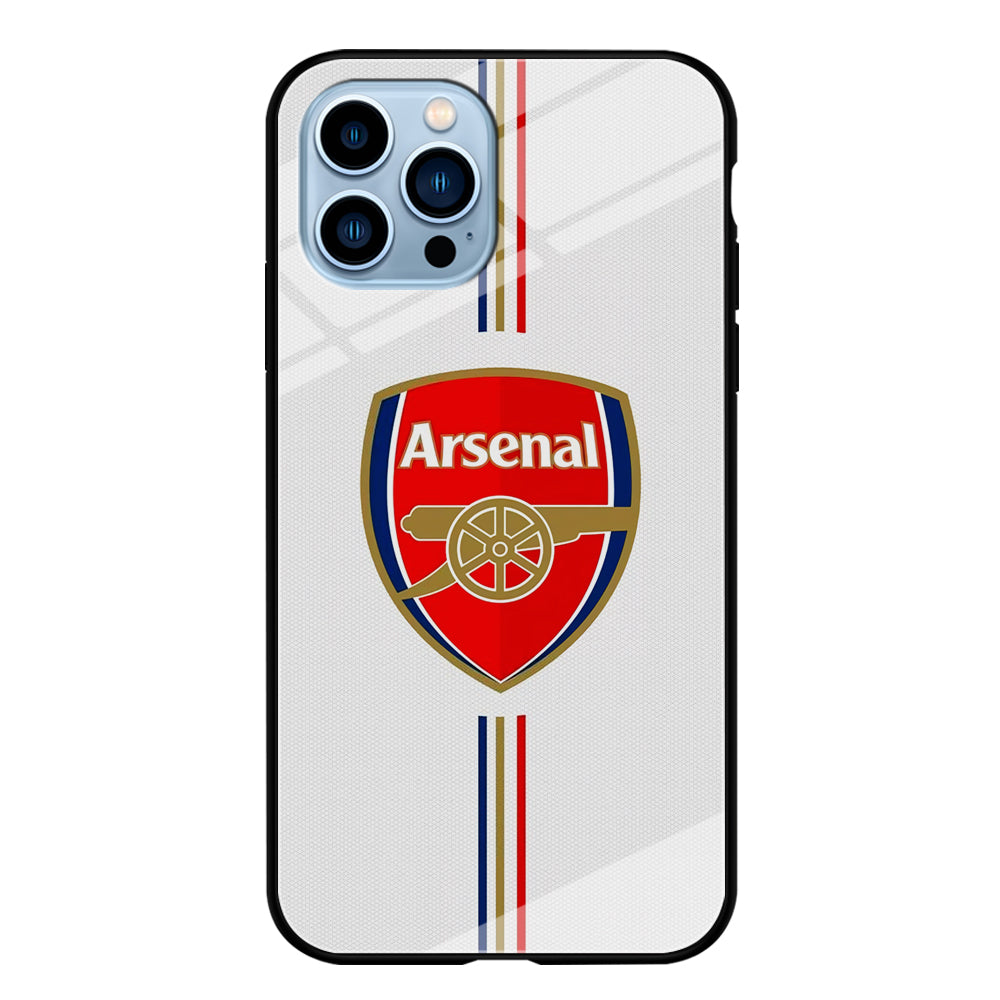 Arsenal FC Stripe iPhone 15 Pro Max Case