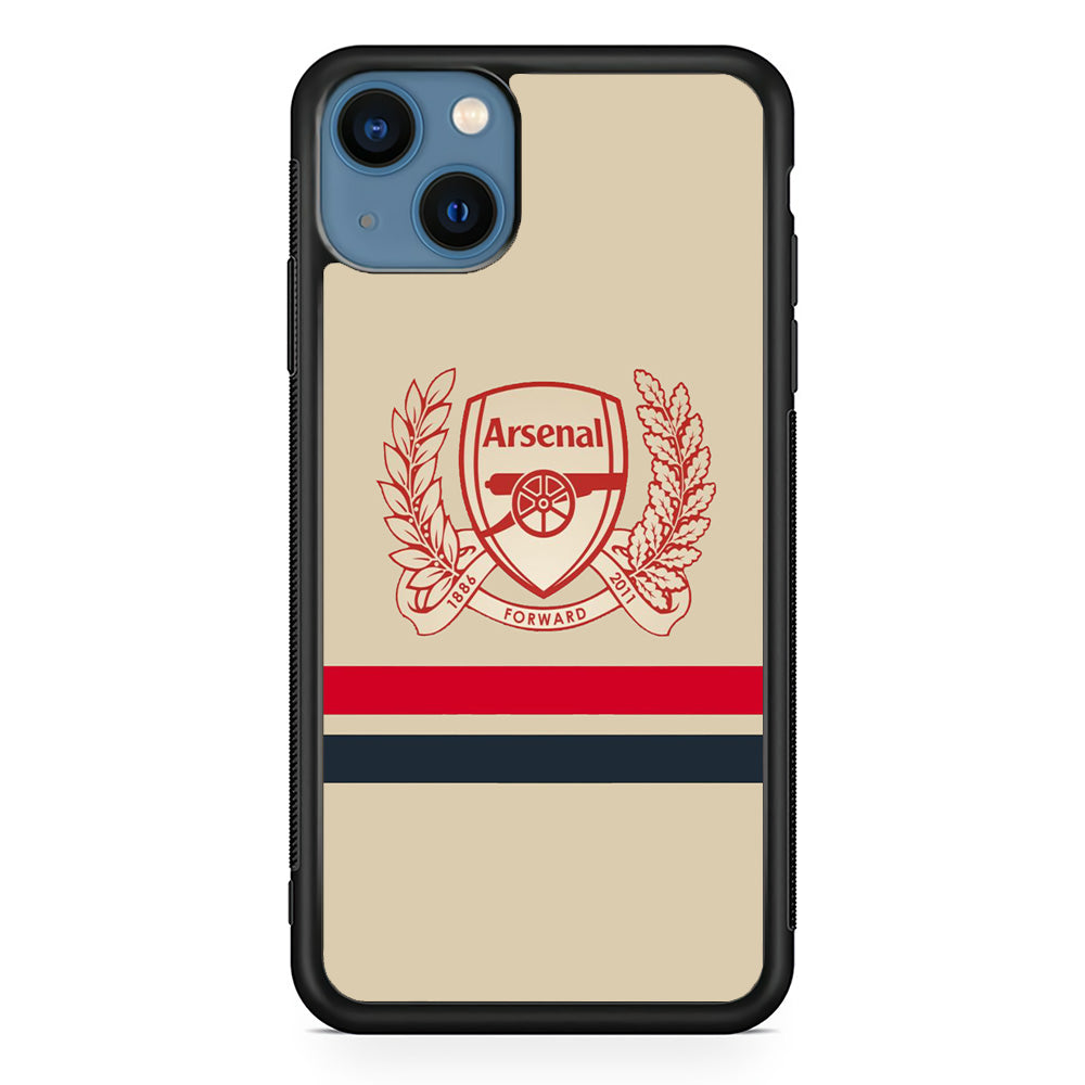 Arsenal Stripe Logo iPhone 15 Case
