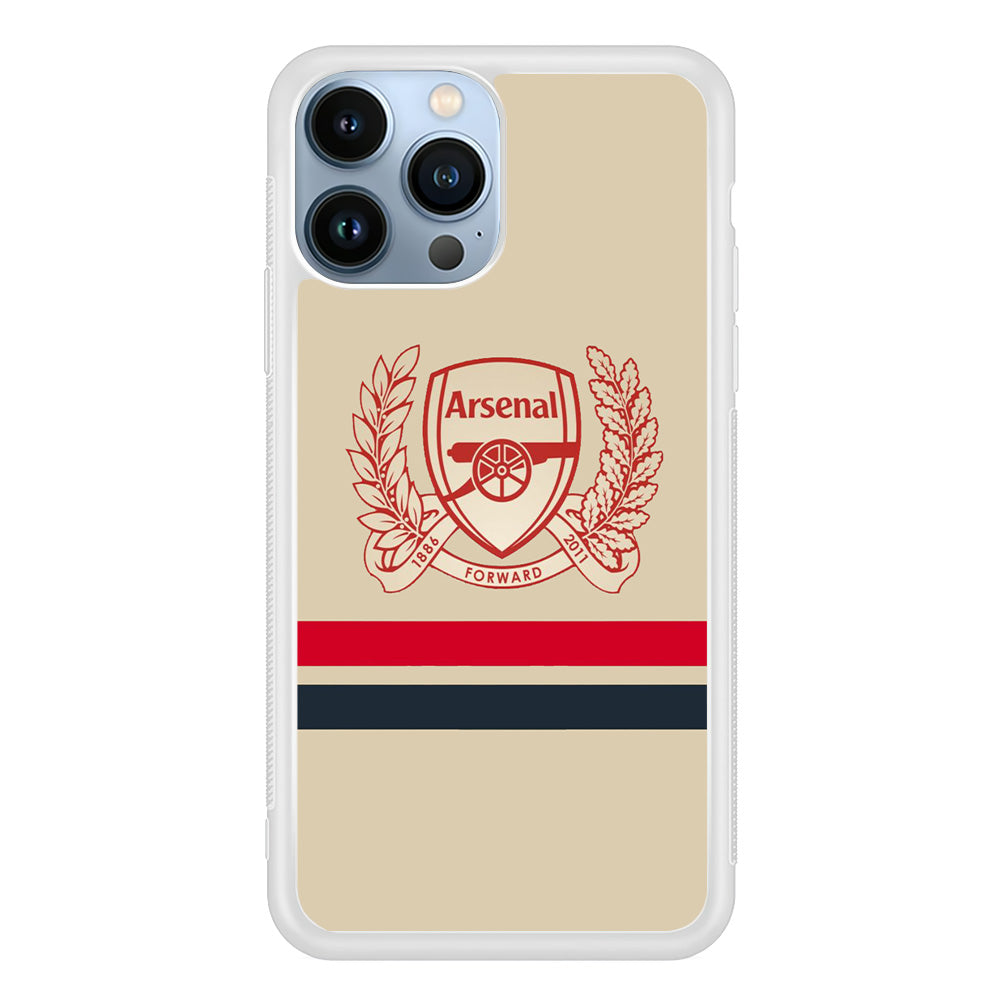 Arsenal Stripe Logo iPhone 14 Pro Case