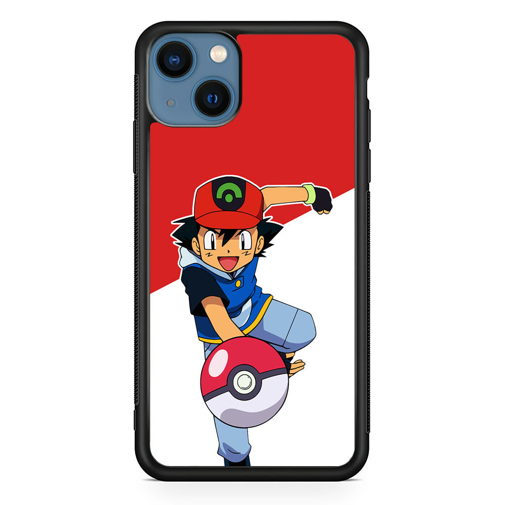 Ash Ketchum Pokeball iPhone 15 Case
