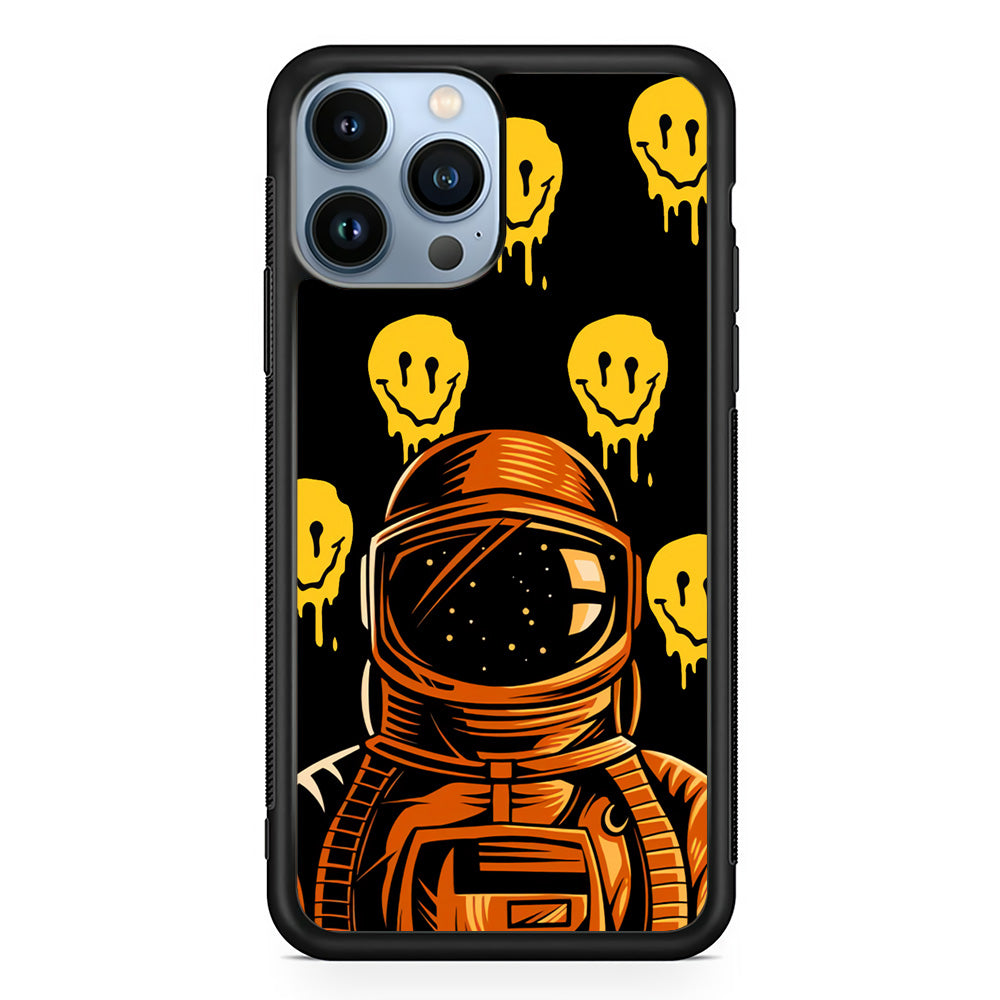 Astronaut Emoji Smile iPhone 14 Pro Case