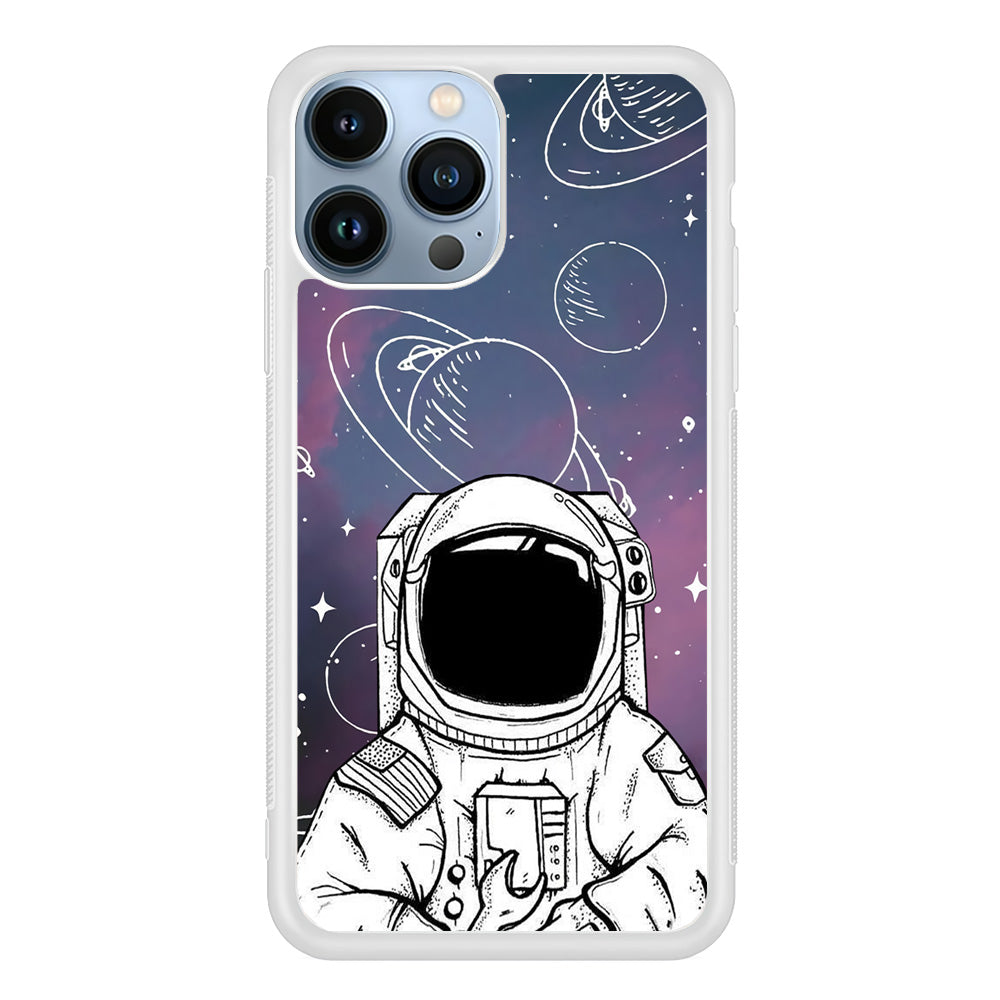 Astronaut White Space iPhone 14 Pro Case