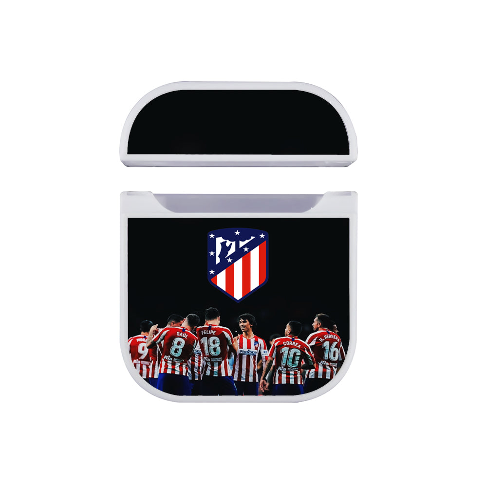 Atletico Madrid Squad Hard Plastic Case Cover For Apple Airpods