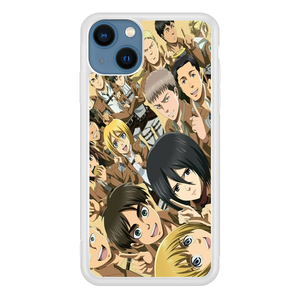 Attack on Titan Family iPhone 14 Plus Case