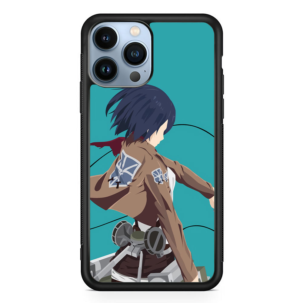 Attack on Titan Mikasa Tosca iPhone 15 Pro Max Case