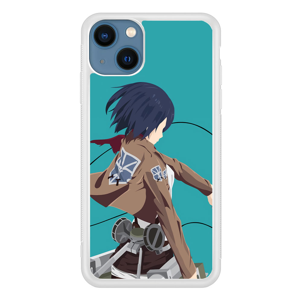 Attack on Titan Mikasa Tosca iPhone 14 Plus Case
