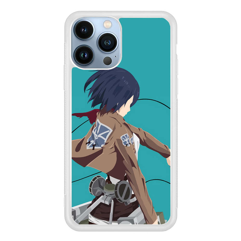 Attack on Titan Mikasa Tosca iPhone 15 Pro Case