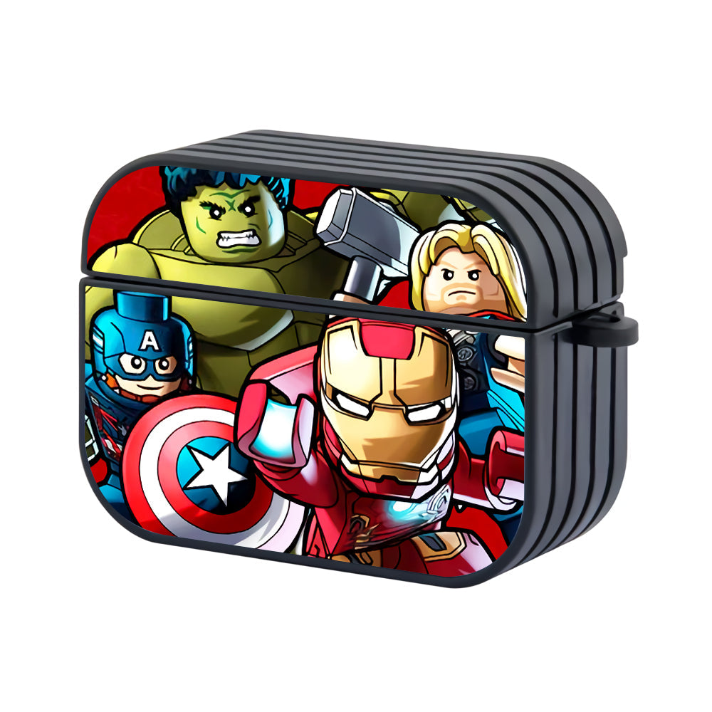 Avengers Lego Mode Hard Plastic Case Cover For Apple Airpods Pro 2 - Ezzystore