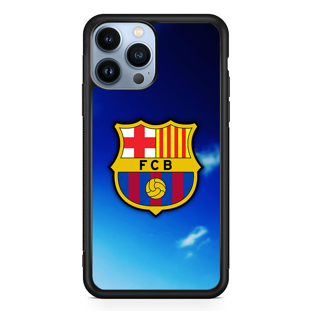 Barcelona FC Pride Emblem iPhone 15 Pro Case