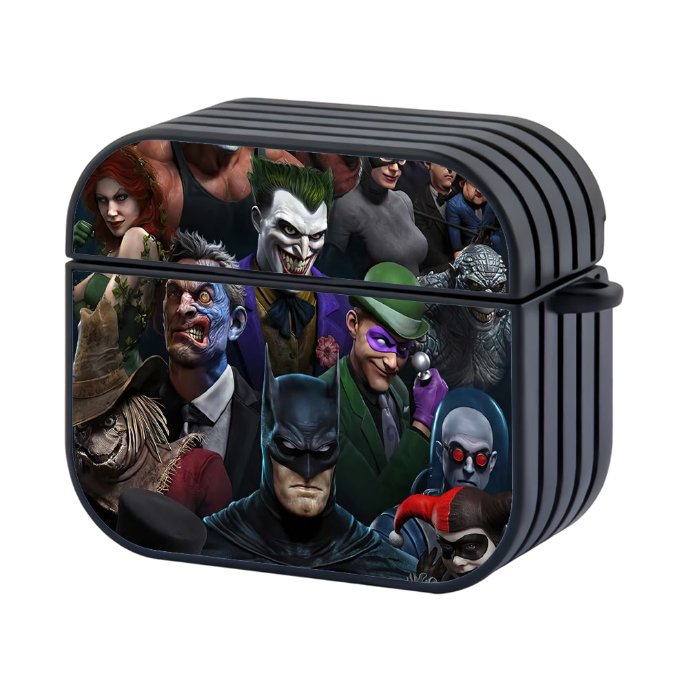 Batman With Villain Hard Plastic Case Cover For Apple Airpods 3 - Ezzystore