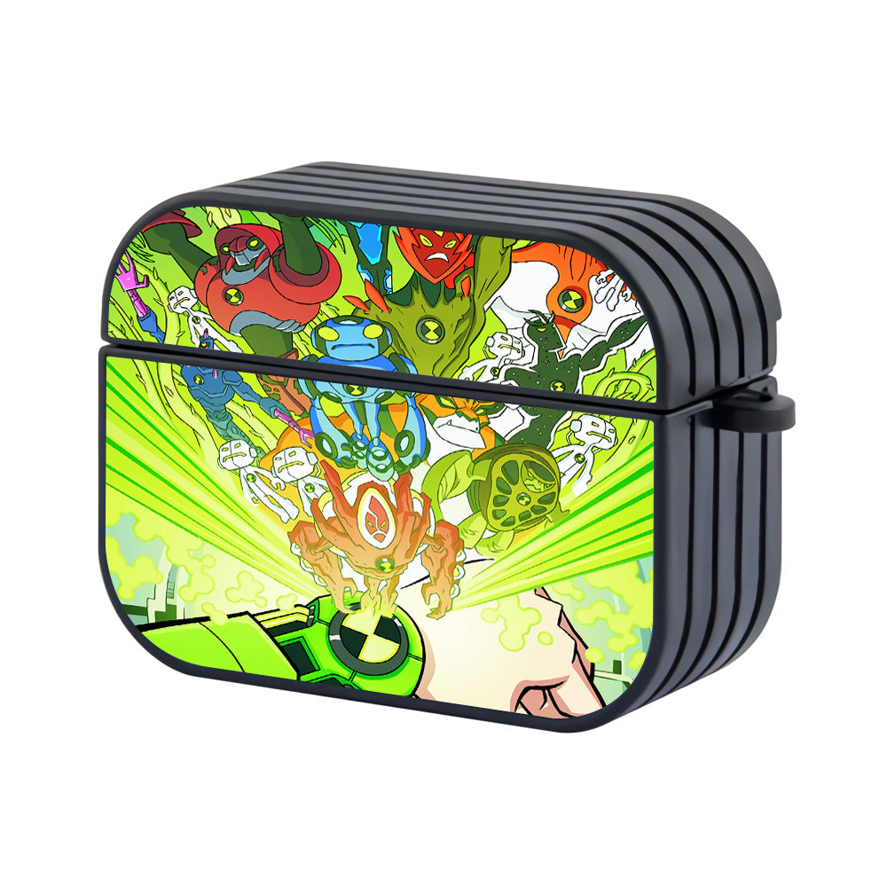 Ben 10 All Monster  Of Omnitrix Hard Plastic Case Cover For Apple Airpods Pro 2 - Ezzystore