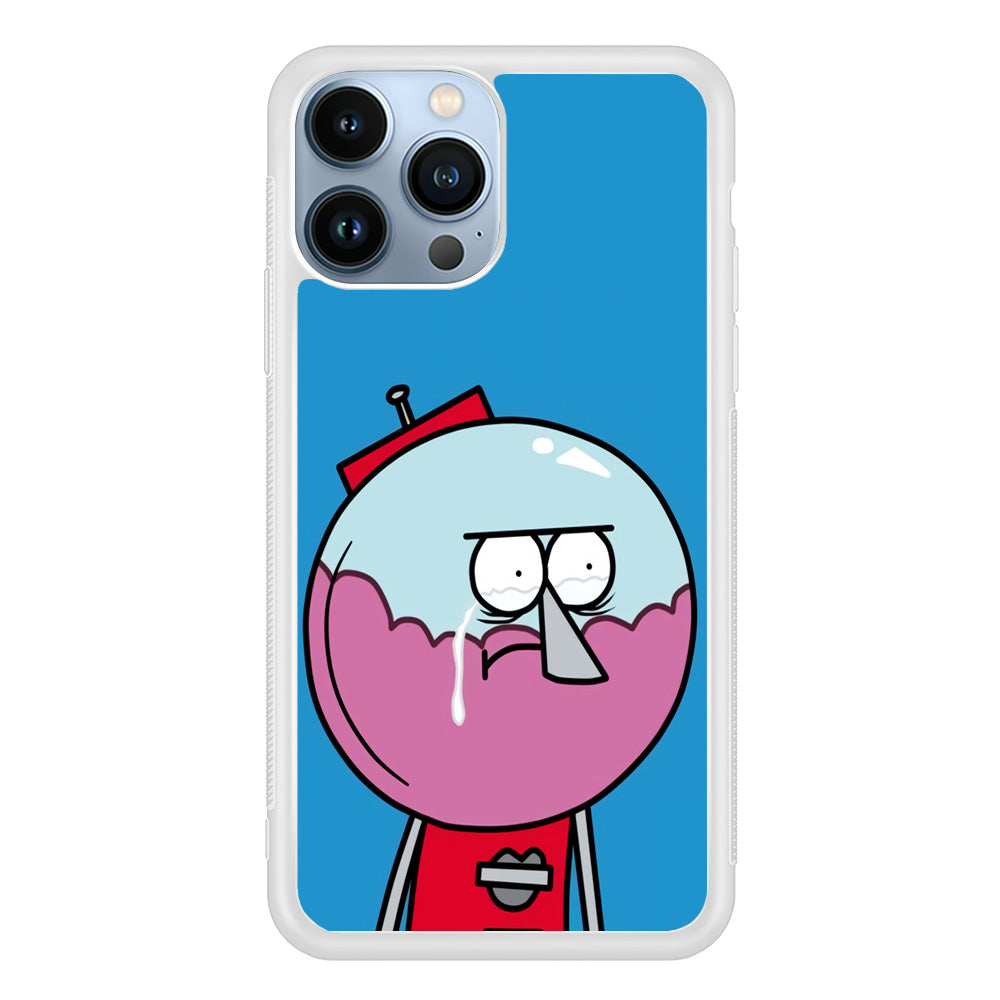 Benson Regular Show Crying Moment iPhone 14 Pro Case