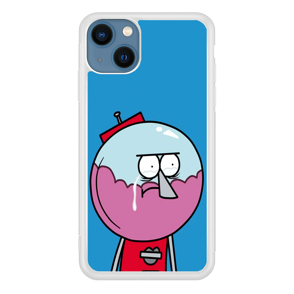 Benson Regular Show Crying Moment iPhone 15 Plus Case