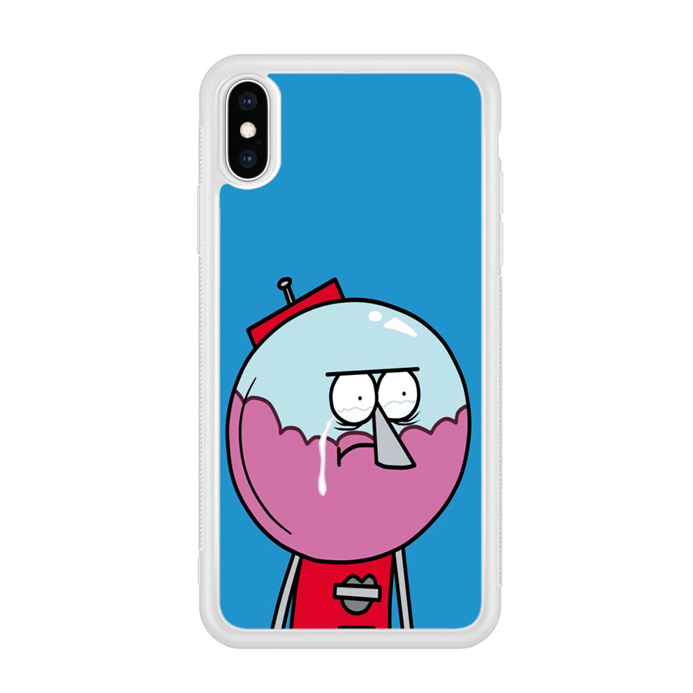Benson Regular Show Crying Moment iPhone XS Case