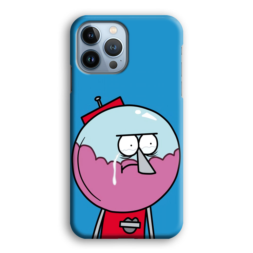 Benson Regular Show Crying Moment iPhone 14 Pro Case