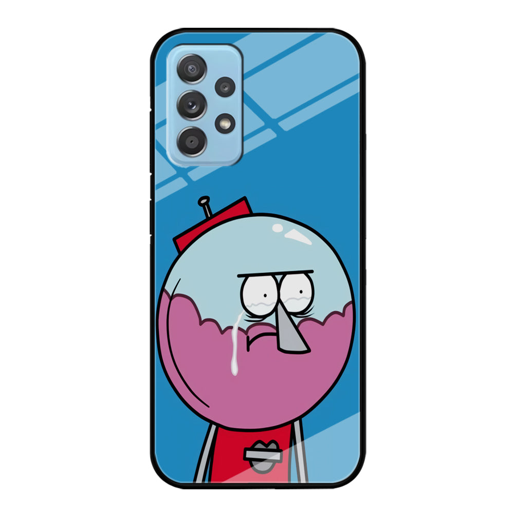 Benson Regular Show Crying Moment Samsung Galaxy A72 Case