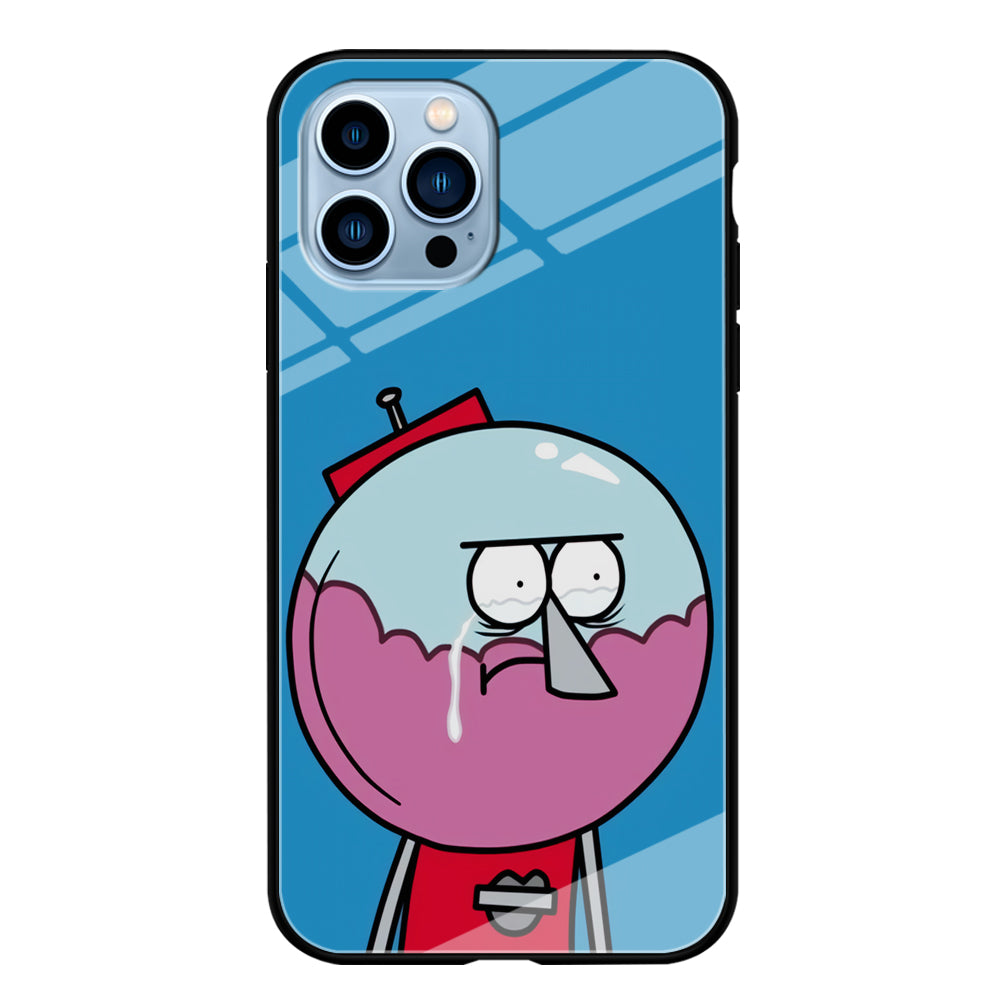 Benson Regular Show Crying Moment iPhone 14 Pro Case