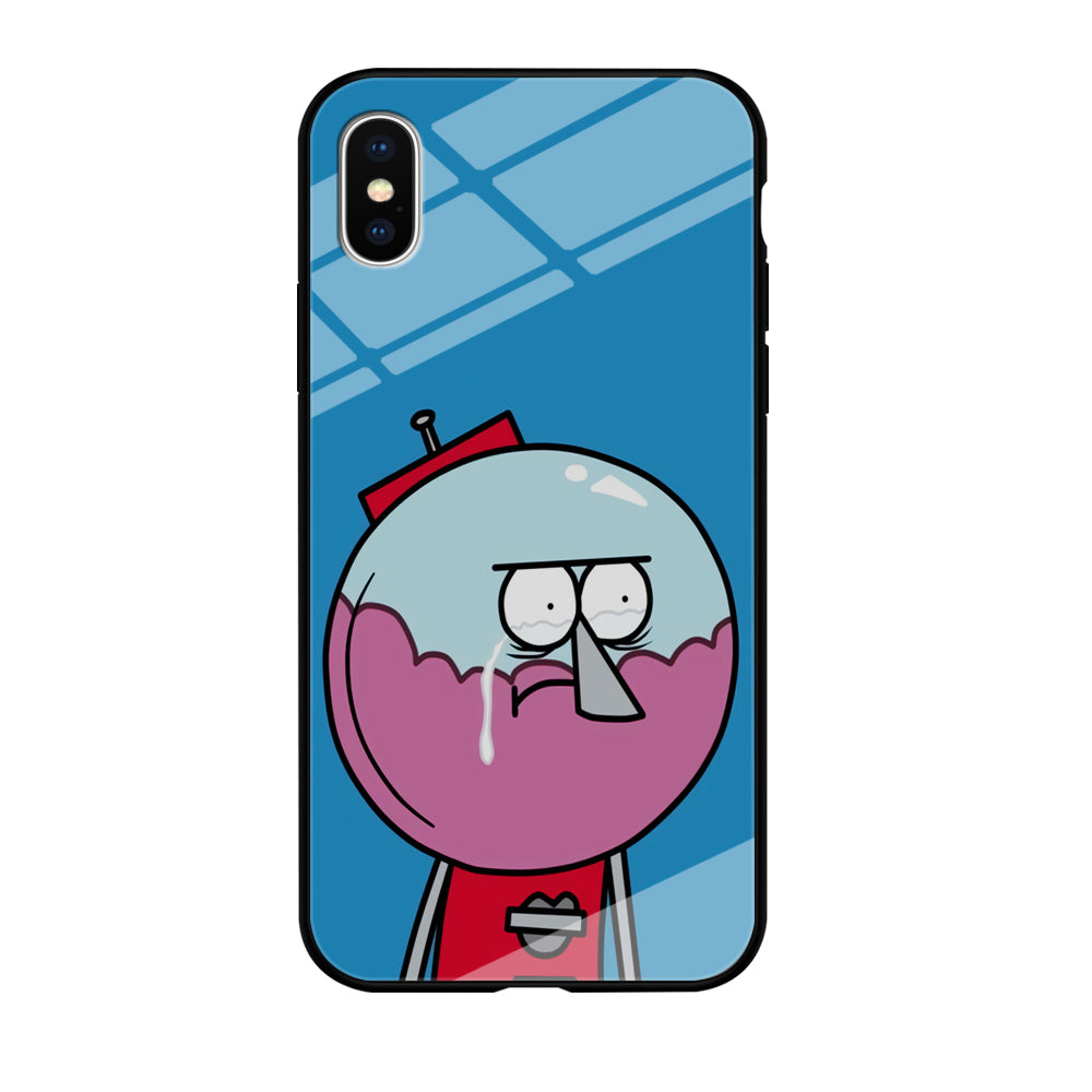 Benson Regular Show Crying Moment iPhone XS Case