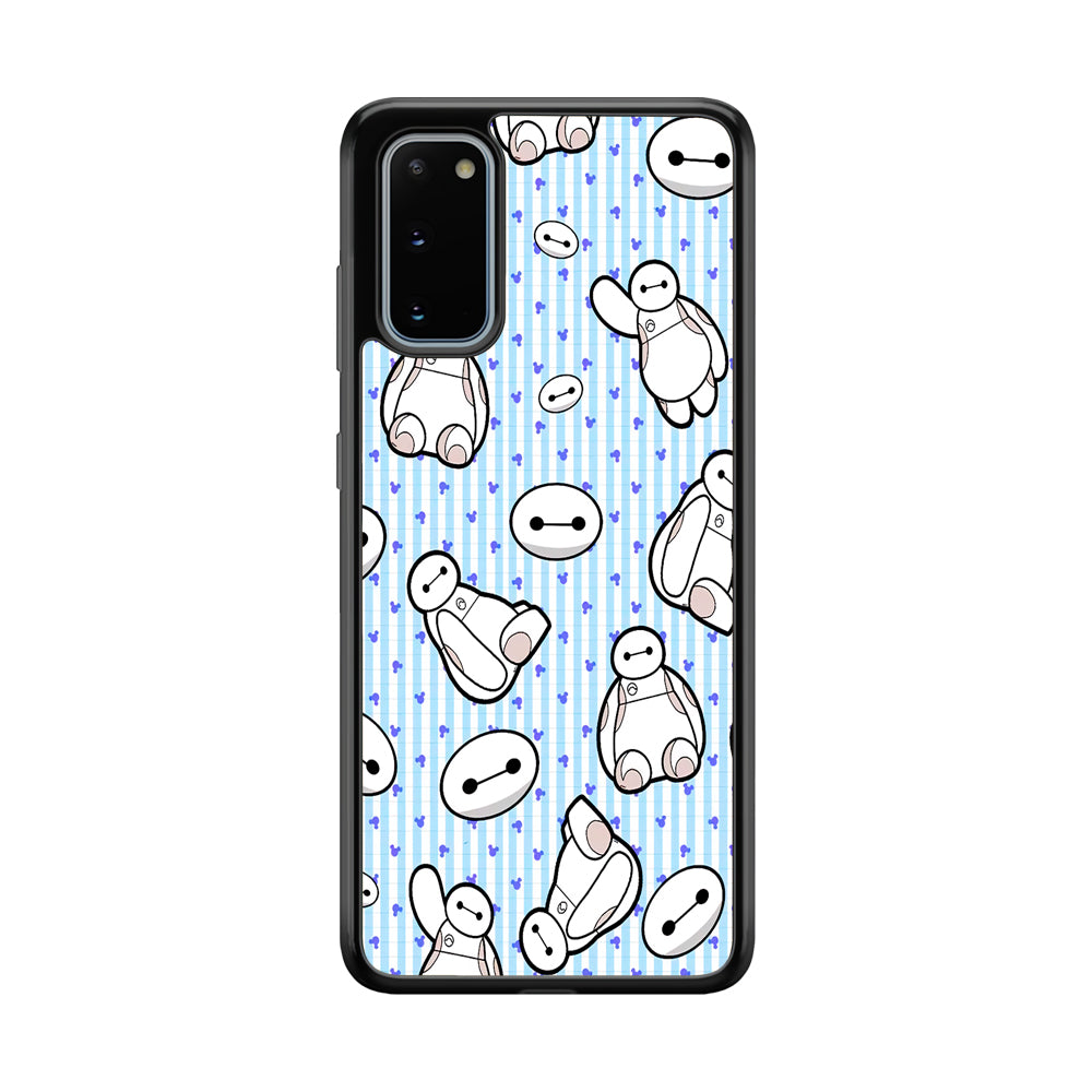 Big Hero 6 Baymax Stripe And Love Samsung Galaxy S20 Case
