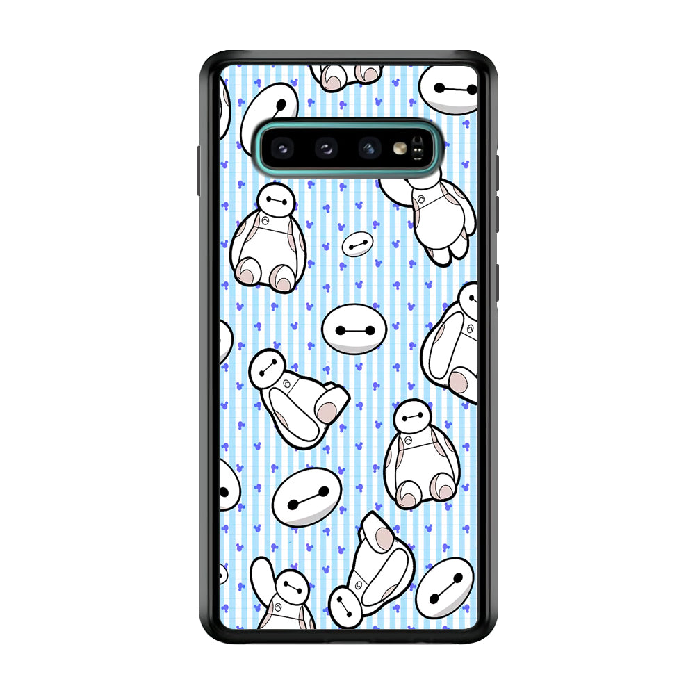 Big Hero 6 Baymax Stripe And Love Samsung Galaxy S10 Plus Case