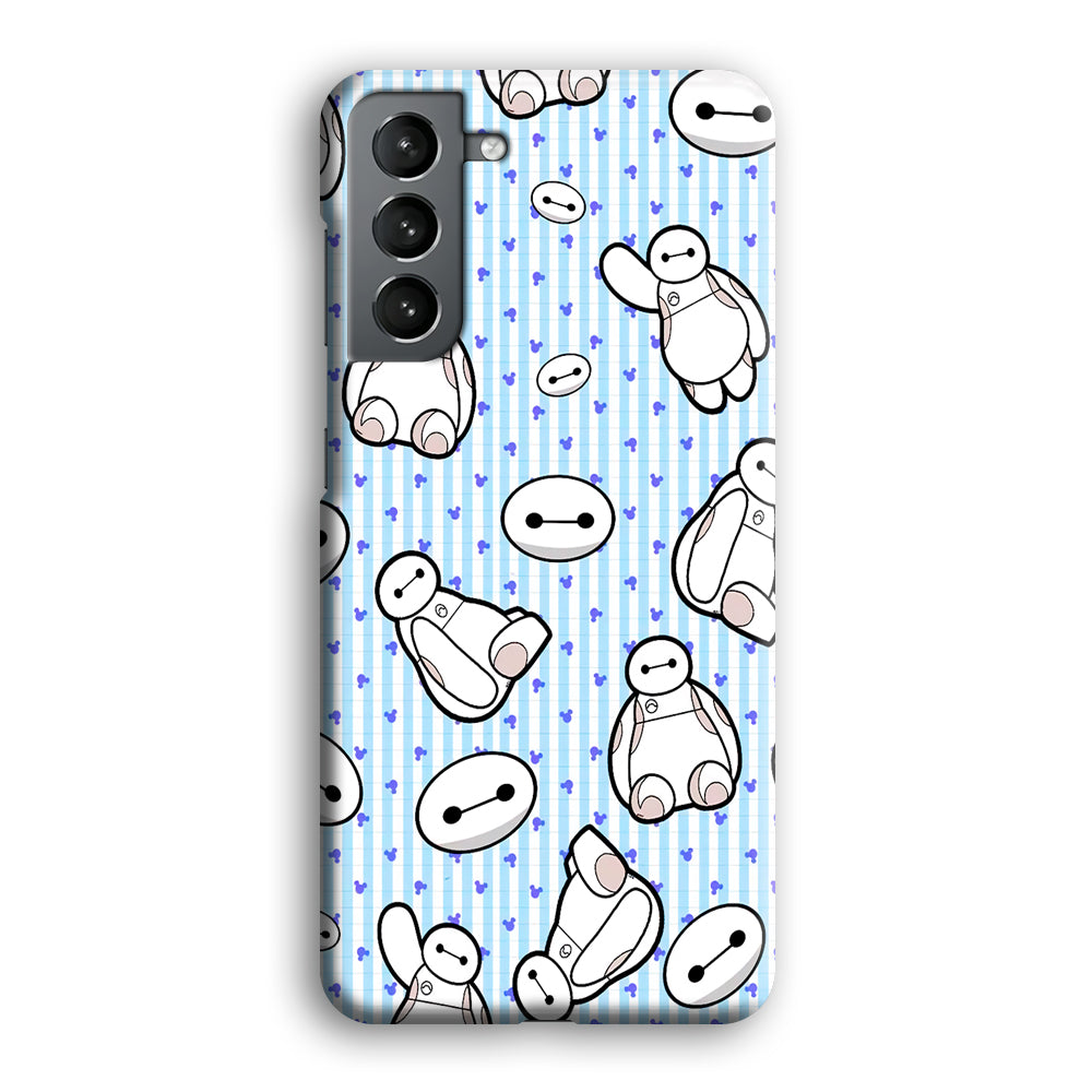 Big Hero 6 Baymax Stripe And Love Samsung Galaxy S21 Case