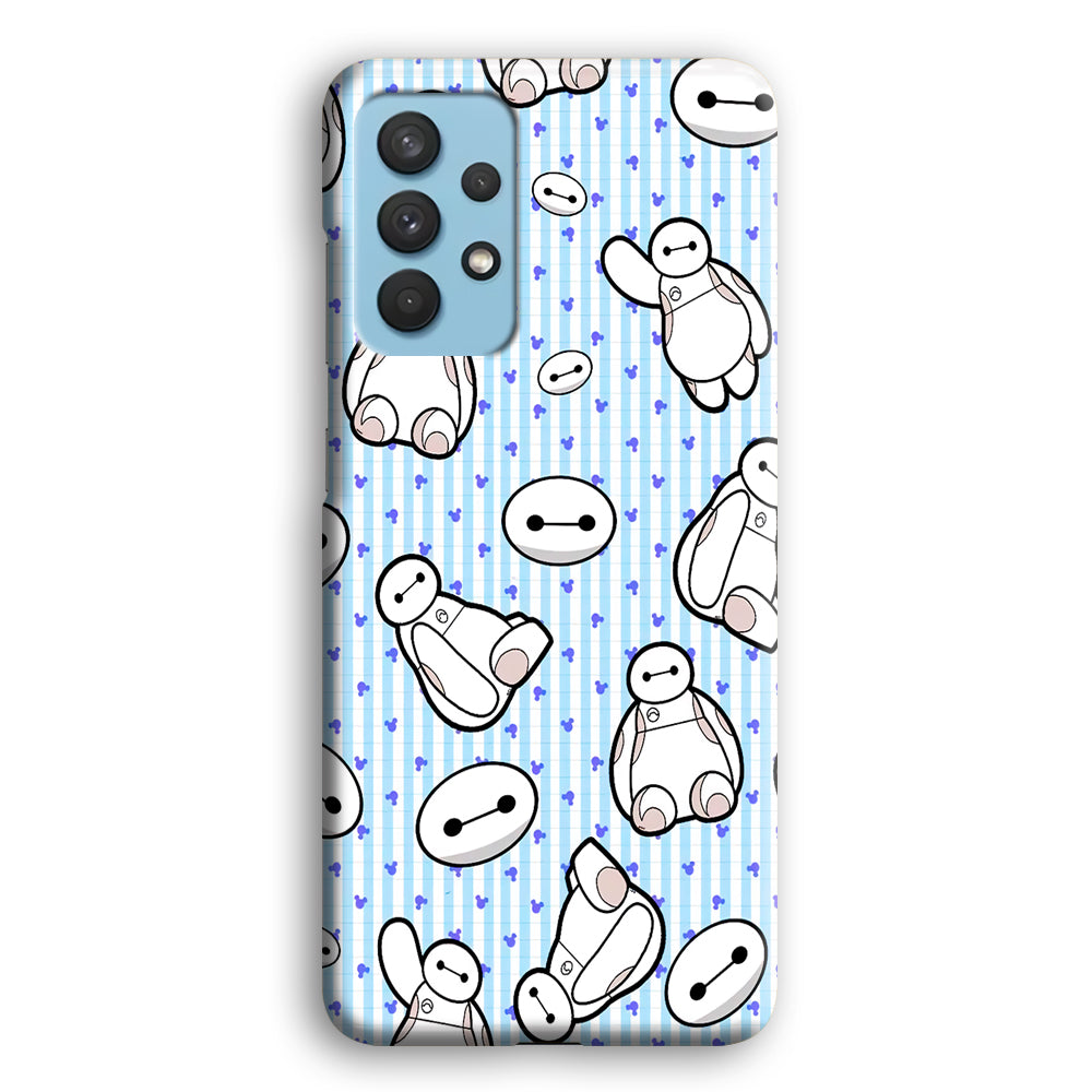 Big Hero 6 Baymax Stripe And Love Samsung Galaxy A32 Case
