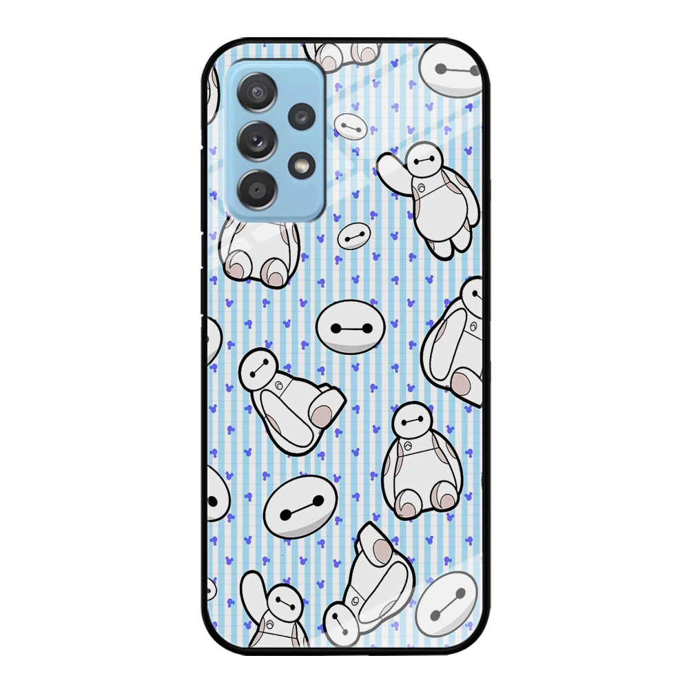 Big Hero 6 Baymax Stripe And Love Samsung Galaxy A72 Case