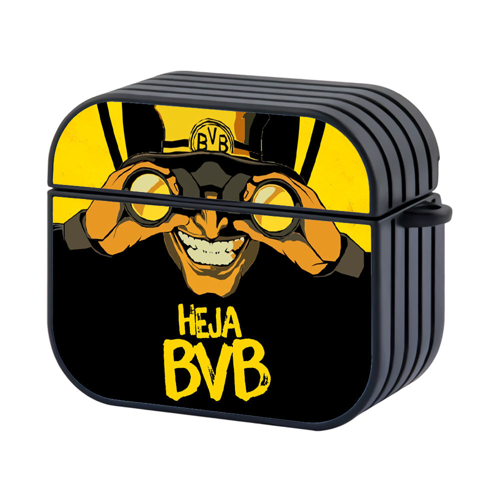 Borussia Dortmund Heja BVB Hard Plastic Case Cover For Apple Airpods 4 - Ezzystore