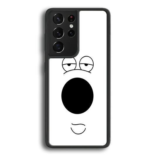 Brian Family Guy Face Samsung Galaxy S21 Ultra Case - Ezzystore