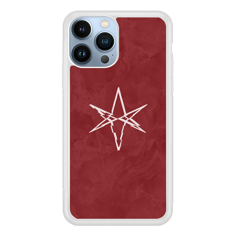 Bring Me The Horizon Maroon Marble iPhone 15 Pro Max Case