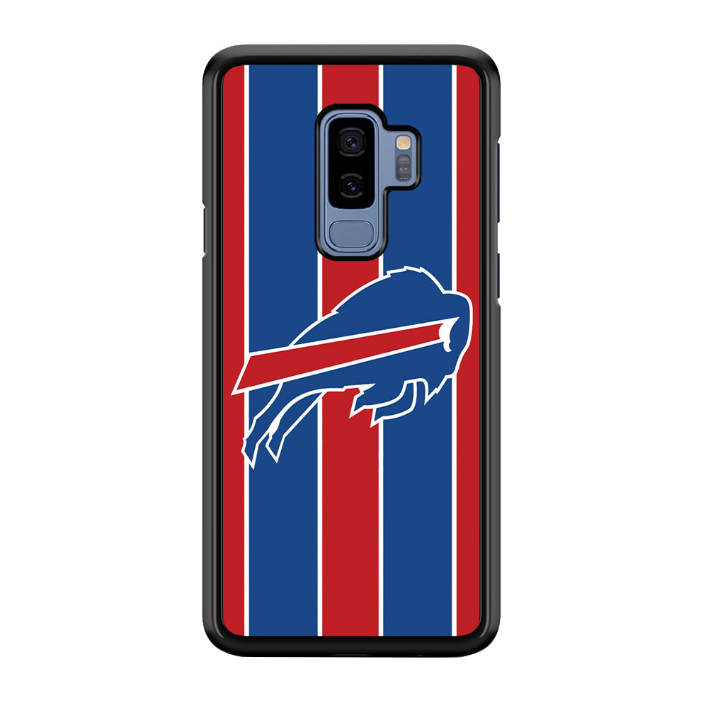 Buffalo Bills Stripe And Logo Samsung Galaxy S9 Plus Case