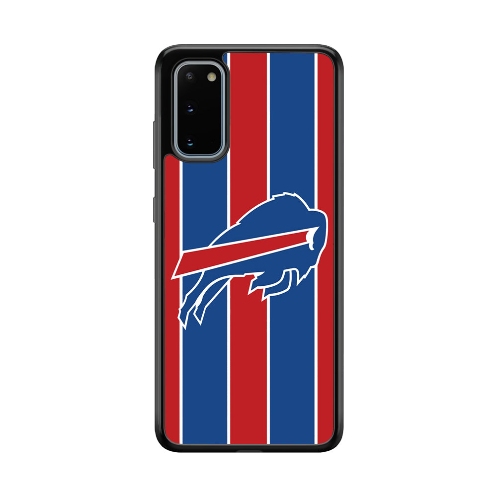 Buffalo Bills Stripe And Logo Samsung Galaxy S20 Case