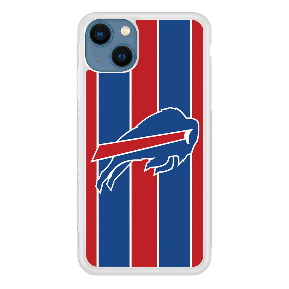 Buffalo Bills Stripe And Logo iPhone 15 Case