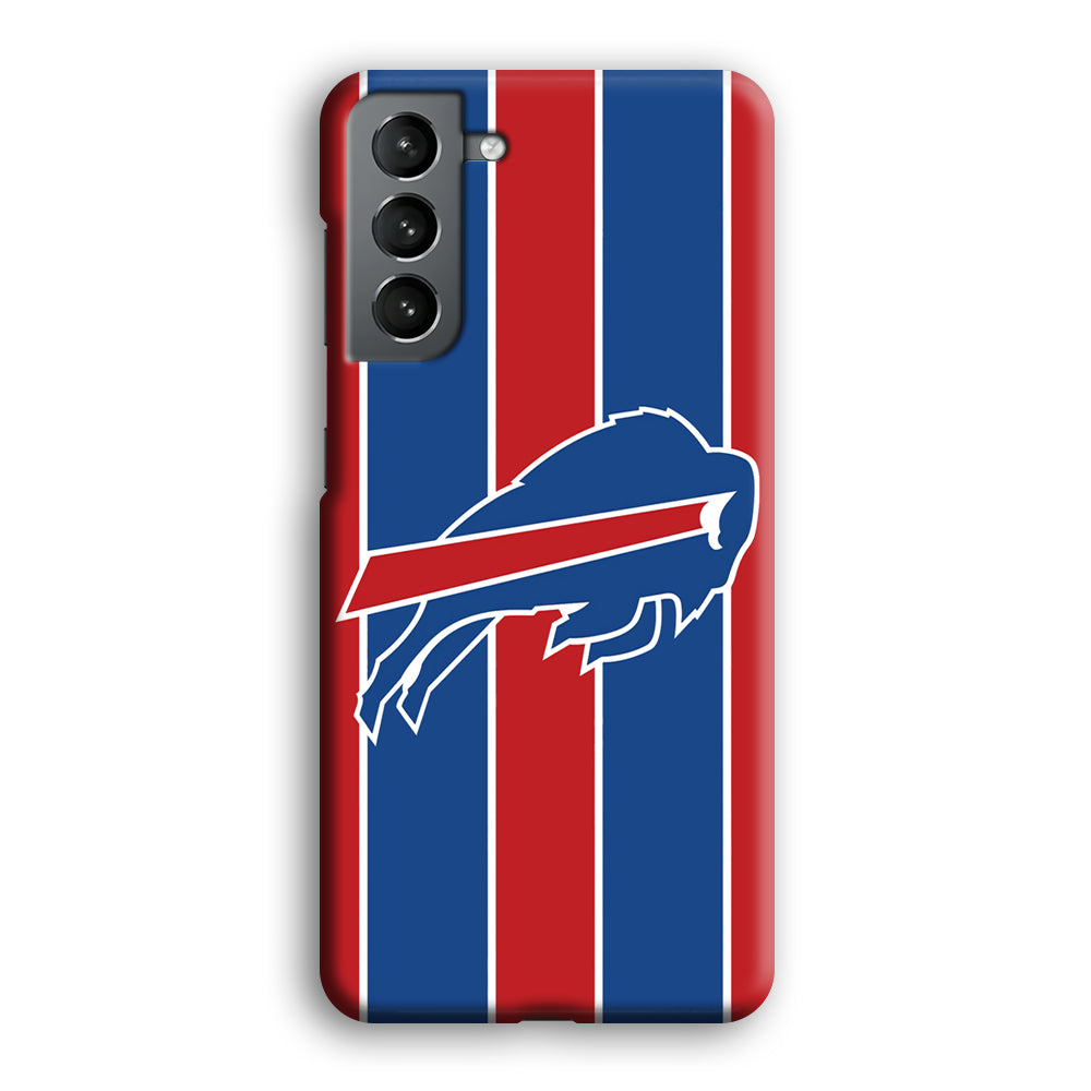 Buffalo Bills Stripe And Logo Samsung Galaxy S21 Case