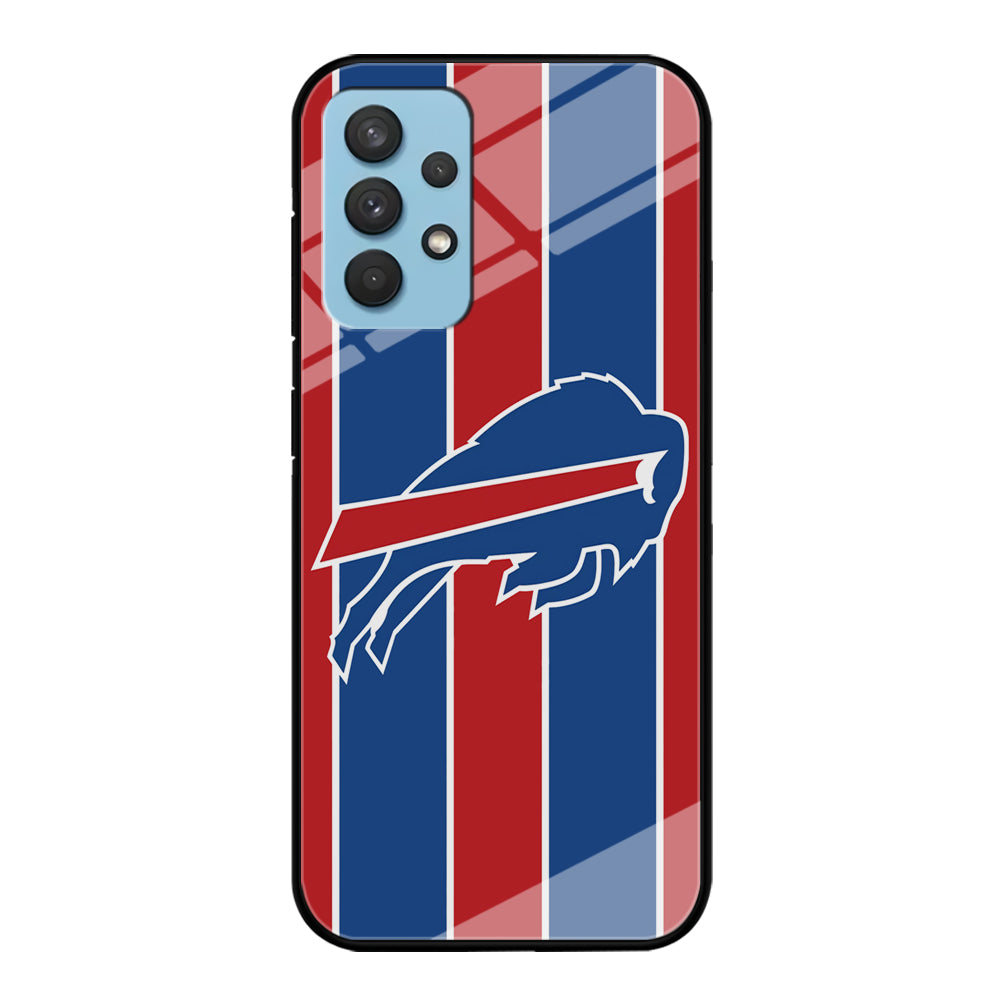 Buffalo Bills Stripe And Logo Samsung Galaxy A32 Case