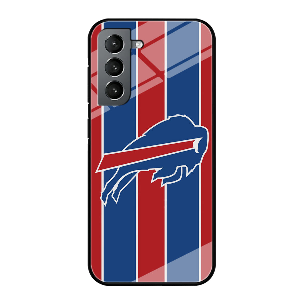 Buffalo Bills Stripe And Logo Samsung Galaxy S21 Case