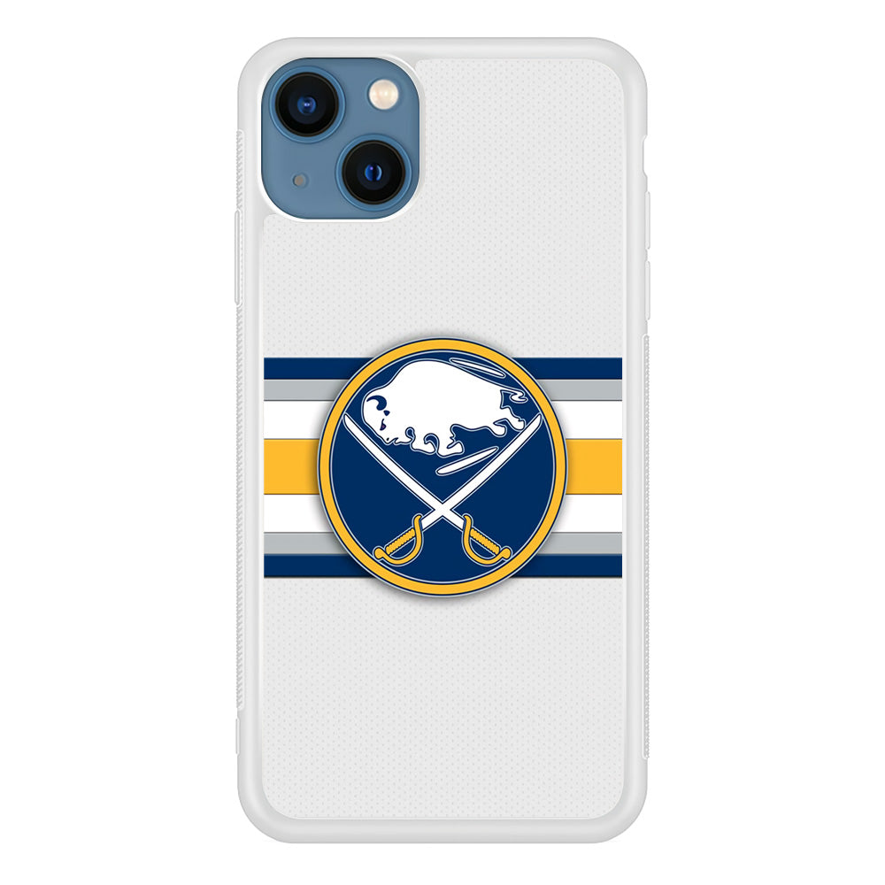 Buffalo Sabres Stripe Logo iPhone 15 Case