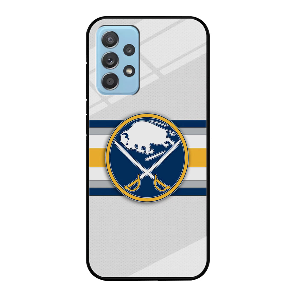 Buffalo Sabres Stripe Logo Samsung Galaxy A72 Case