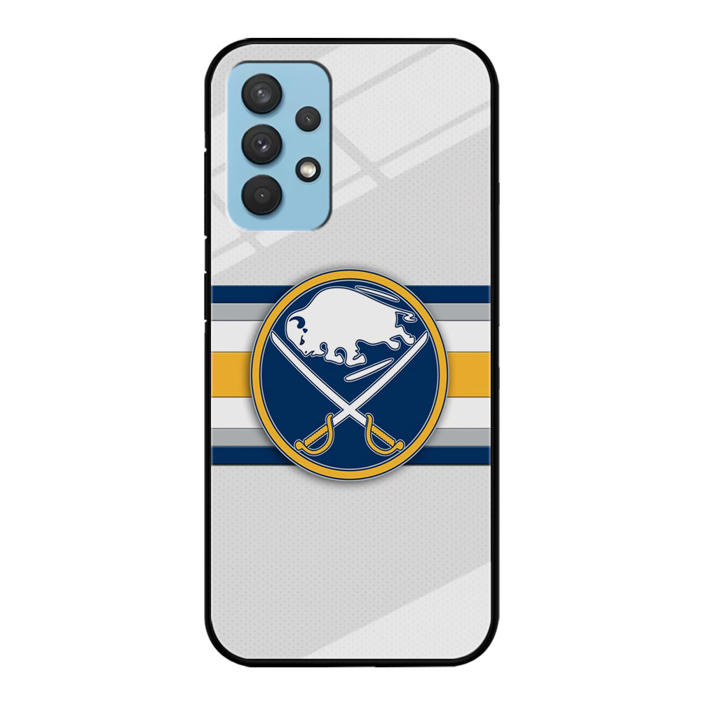 Buffalo Sabres Stripe Logo Samsung Galaxy A32 Case