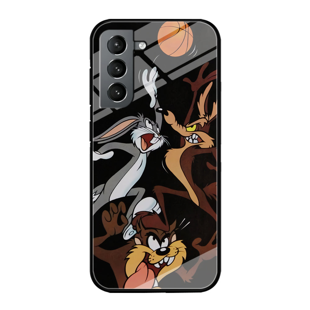 Bugs Bunny Coyote And Taz Playing Basketball Samsung Galaxy S21 Case