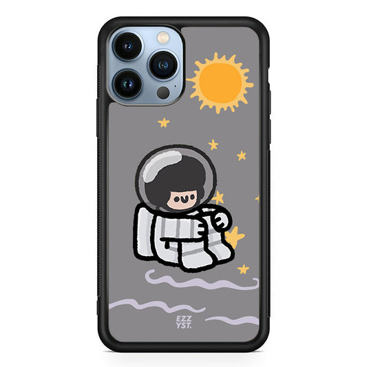 Cartoon Cosmos Relax Among the Stars Magsafe iPhone Case