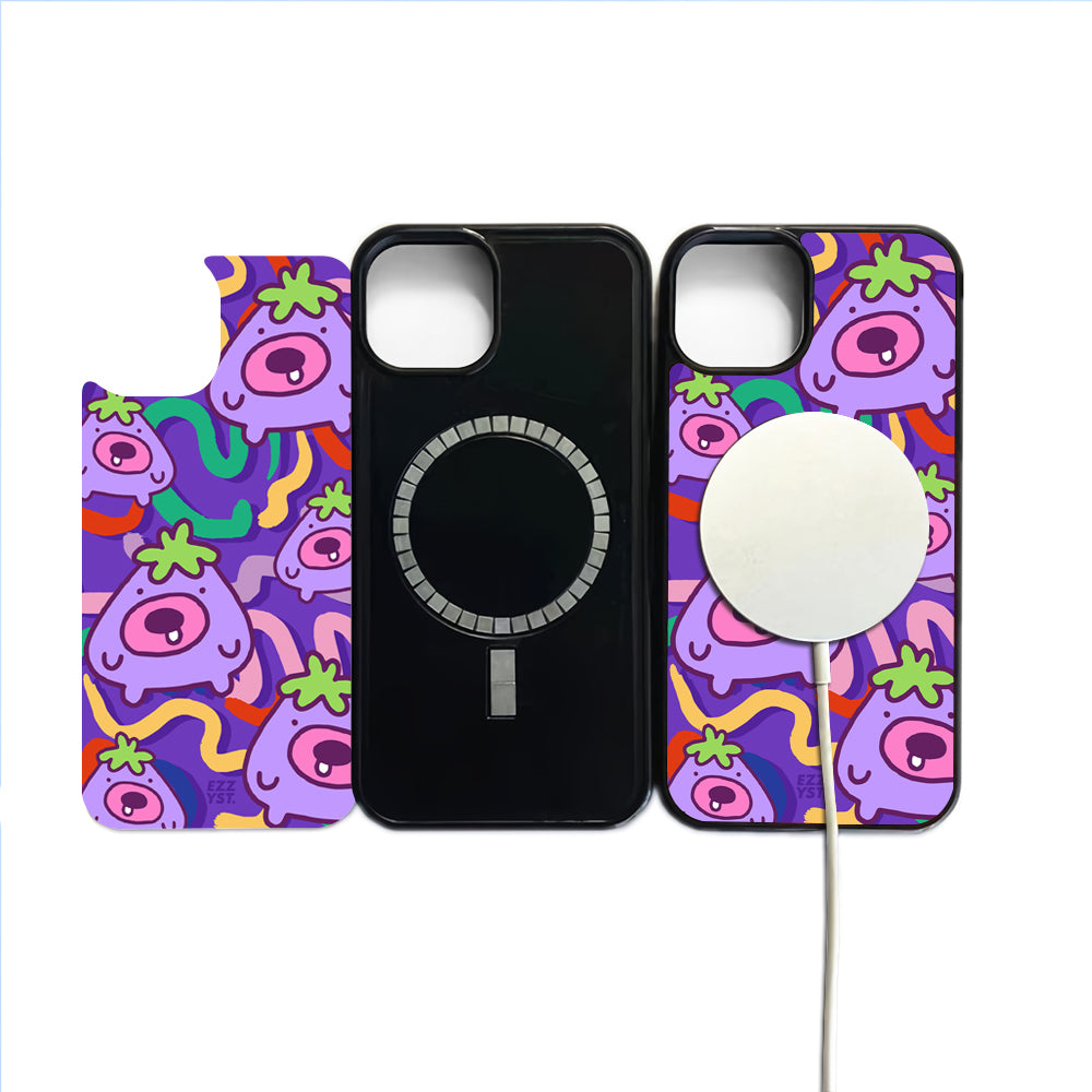 Chatty Cartoon Pets Silently Observing Magsafe iPhone Case