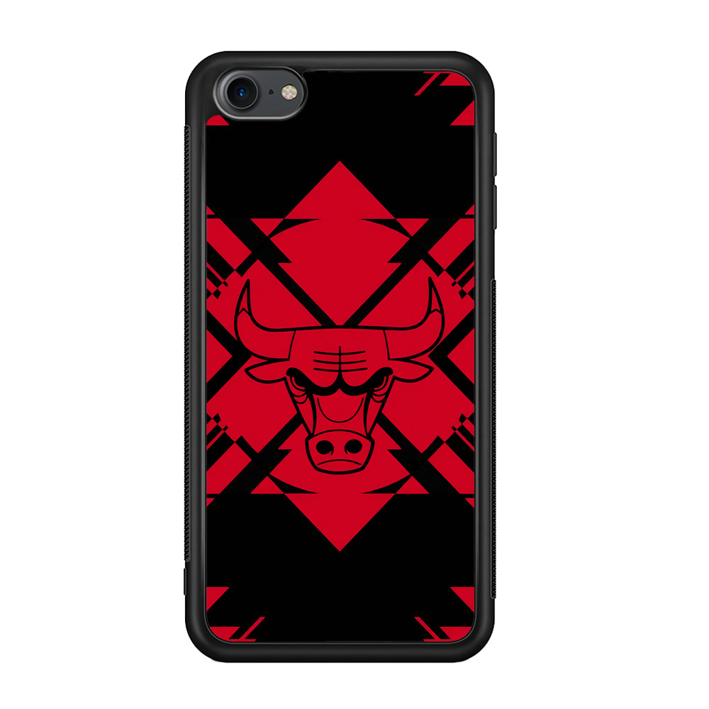 Chicago Bulls Aesthetic Shapes iPod Touch 6 Case - Ezzystore