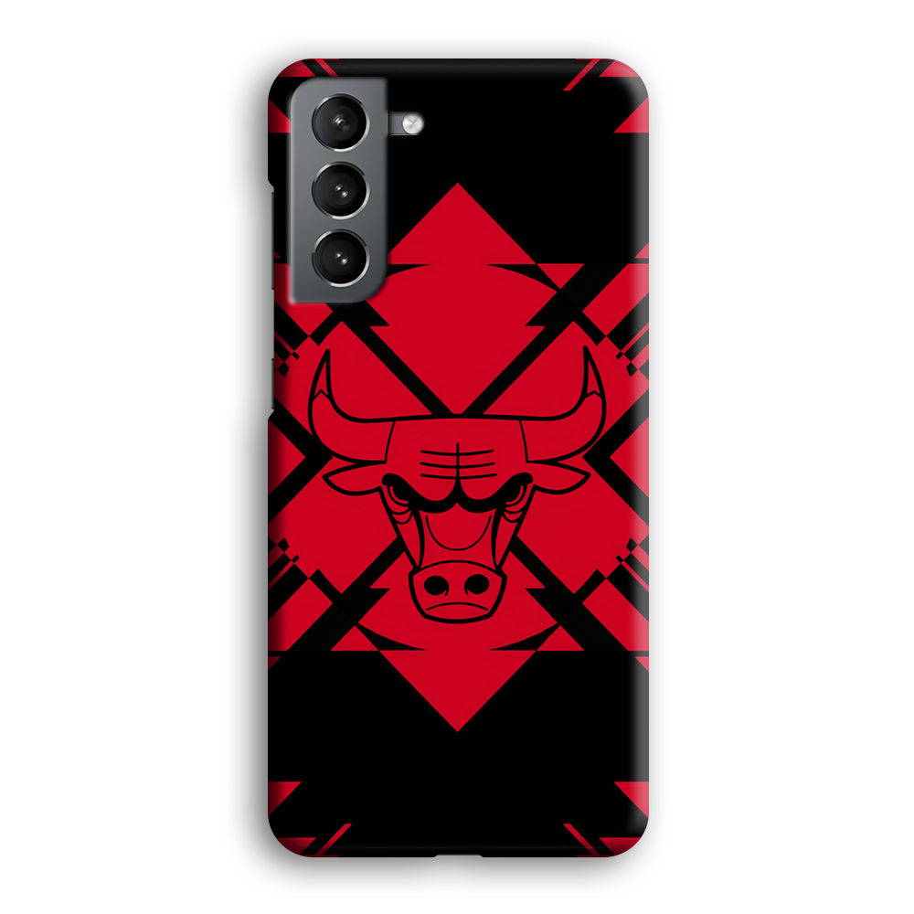 Chicago Bulls Aesthetic Shapes Samsung Galaxy S21 Case