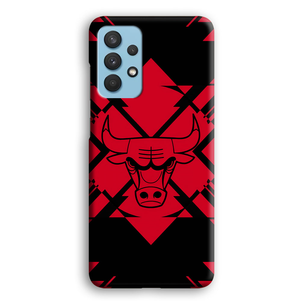 Chicago Bulls Aesthetic Shapes Samsung Galaxy A32 Case