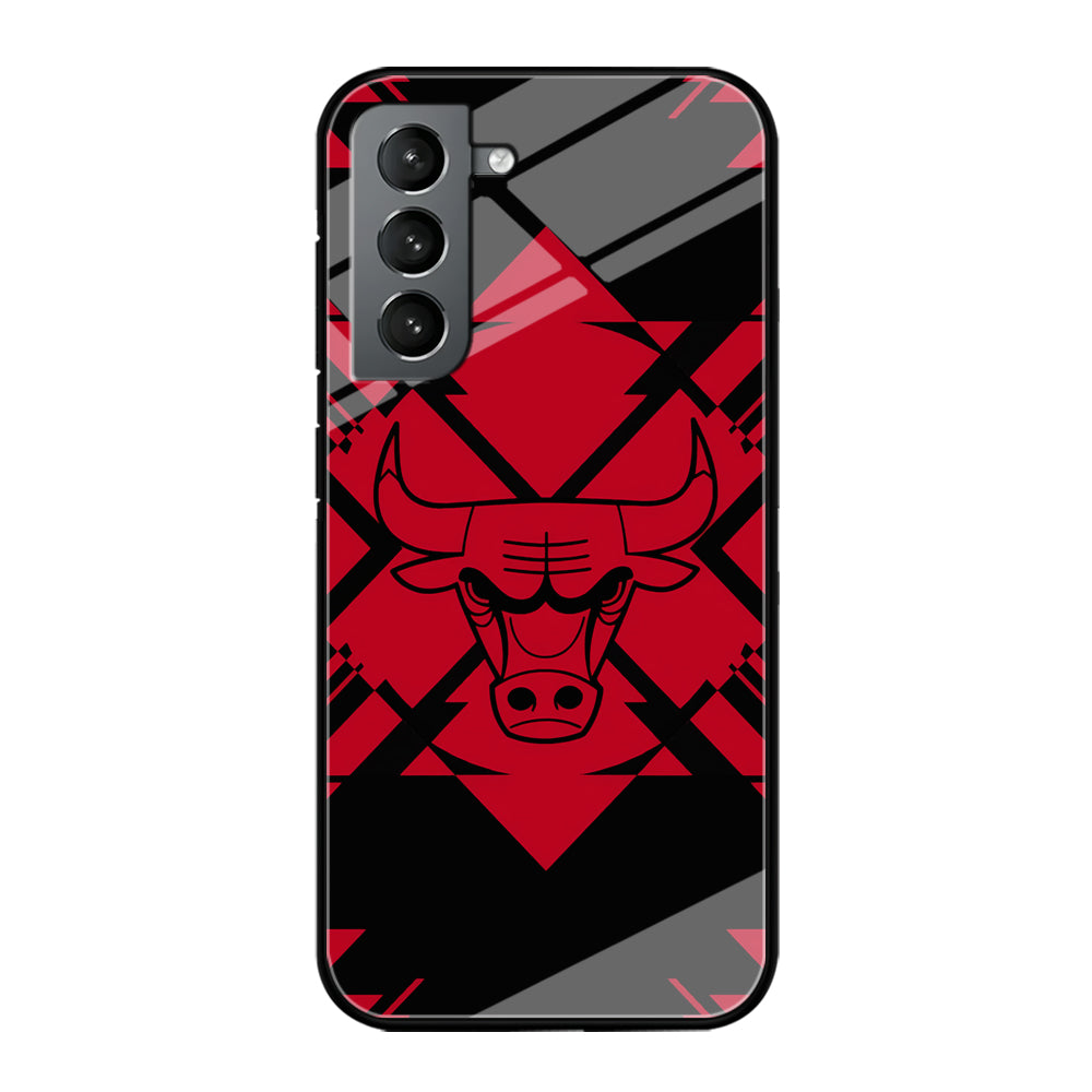 Chicago Bulls Aesthetic Shapes Samsung Galaxy S21 Case