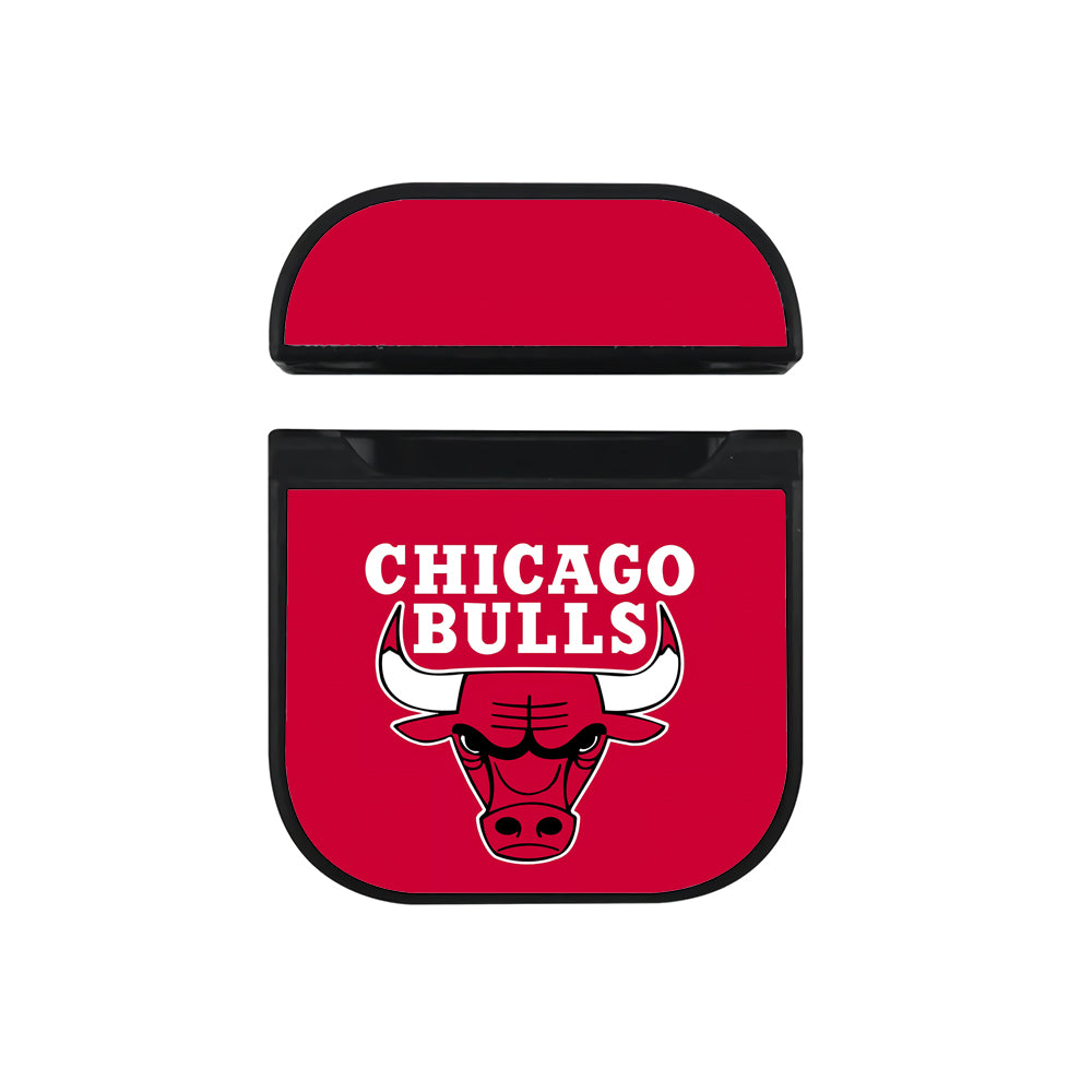Chicago Bulls Logo NBA Aesthetic Hard Plastic Case Cover For Apple Airpods